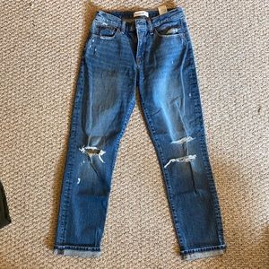 Abercrombie & Fitch “The Boyfriend Mid Rise” jeans